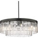 Ciara 9 Light 27 inch Matte Black Chandelier Ceiling Light